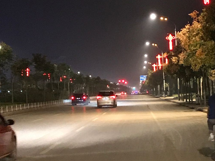 菏澤市鄆城縣水滸路、金河路照明改造